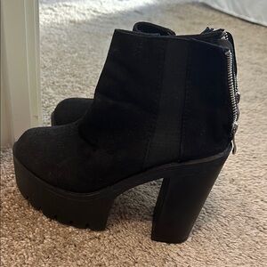Black Heeled Boots